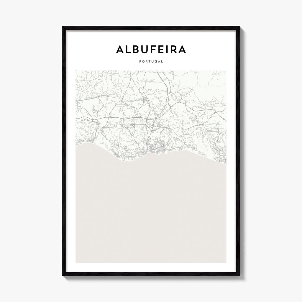 Albufeira Map Poster