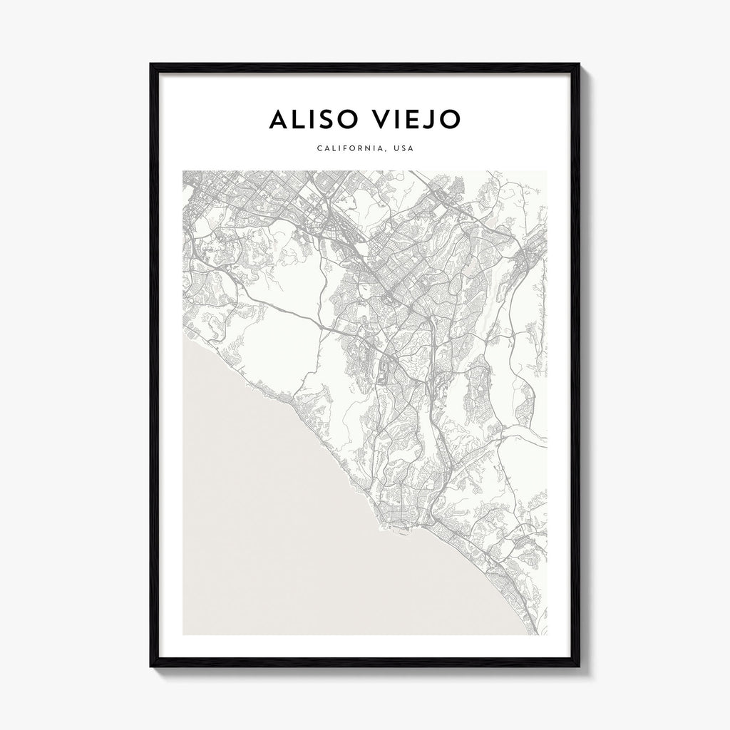 Aliso Viejo Map Poster
