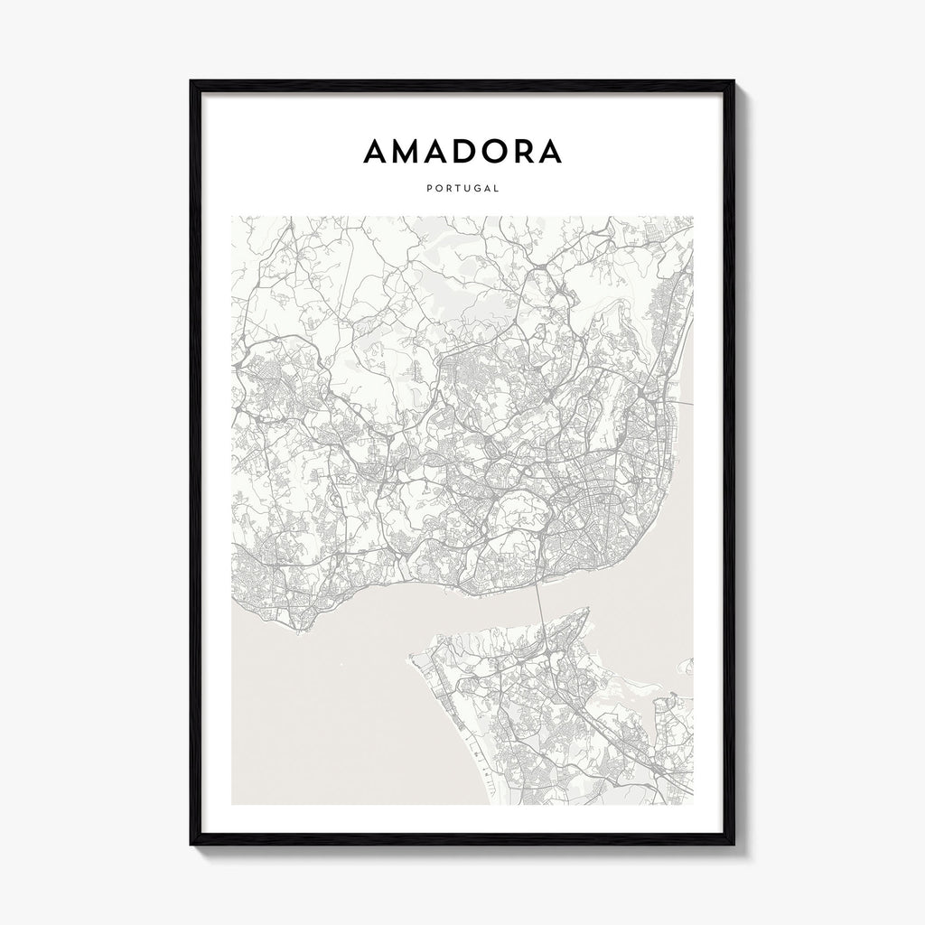 Amadora Map Poster