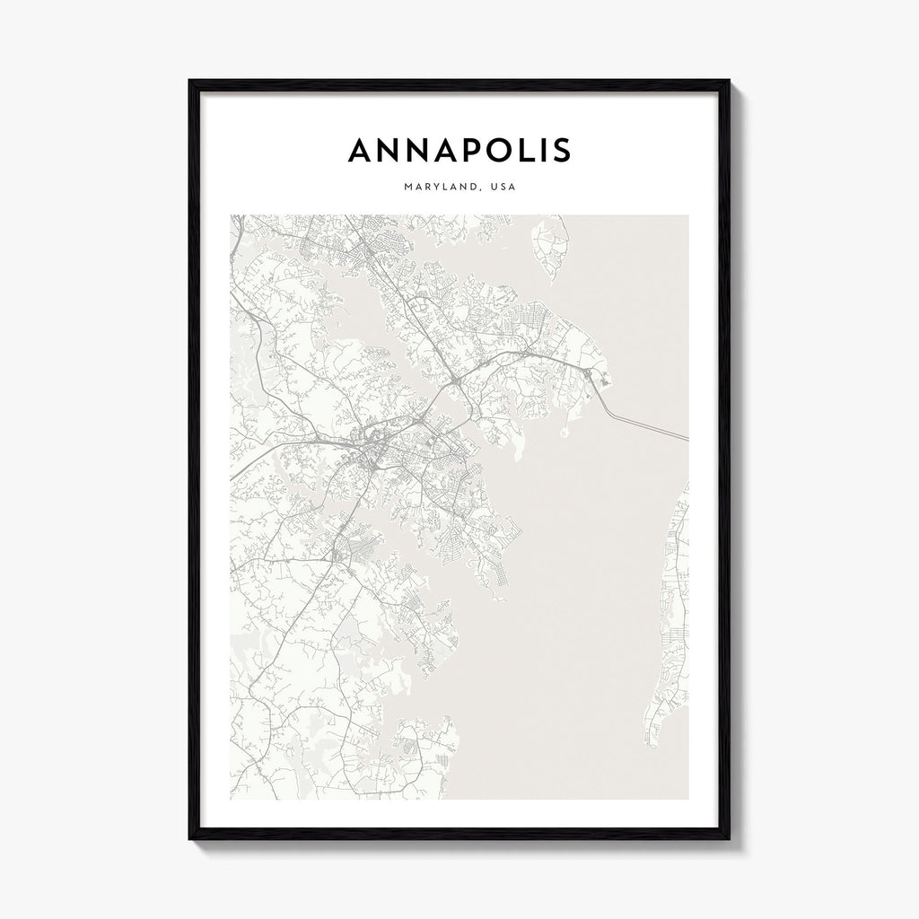 Annapolis Map Poster