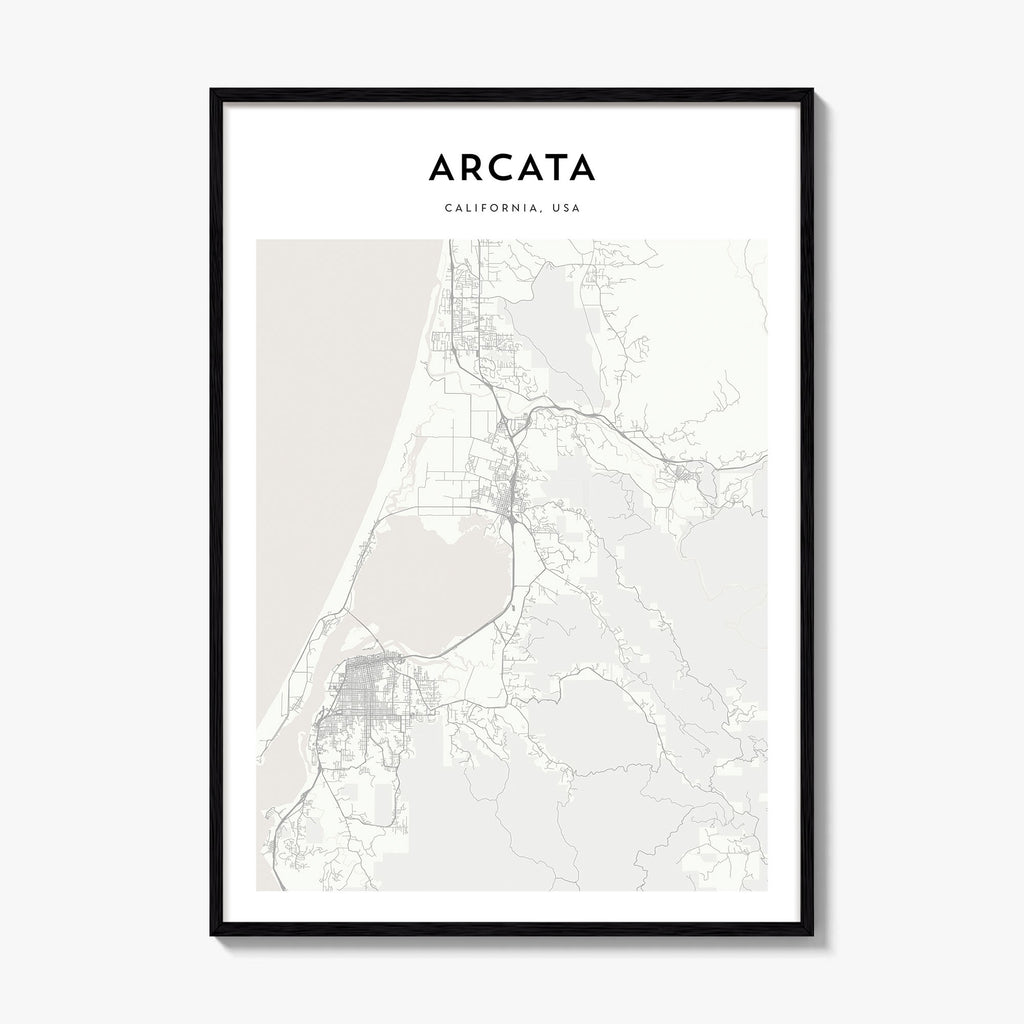 Arcata Map Poster