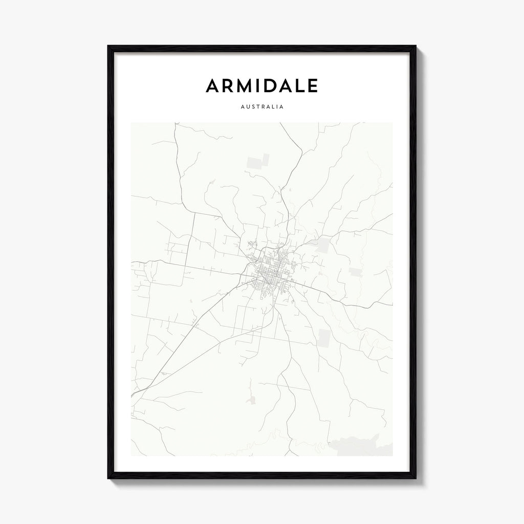 Armidale Map Poster