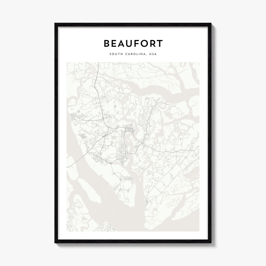 Beaufort Map Poster