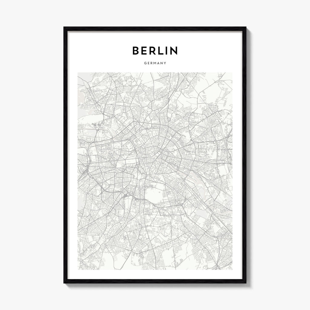 Berlin Map Poster