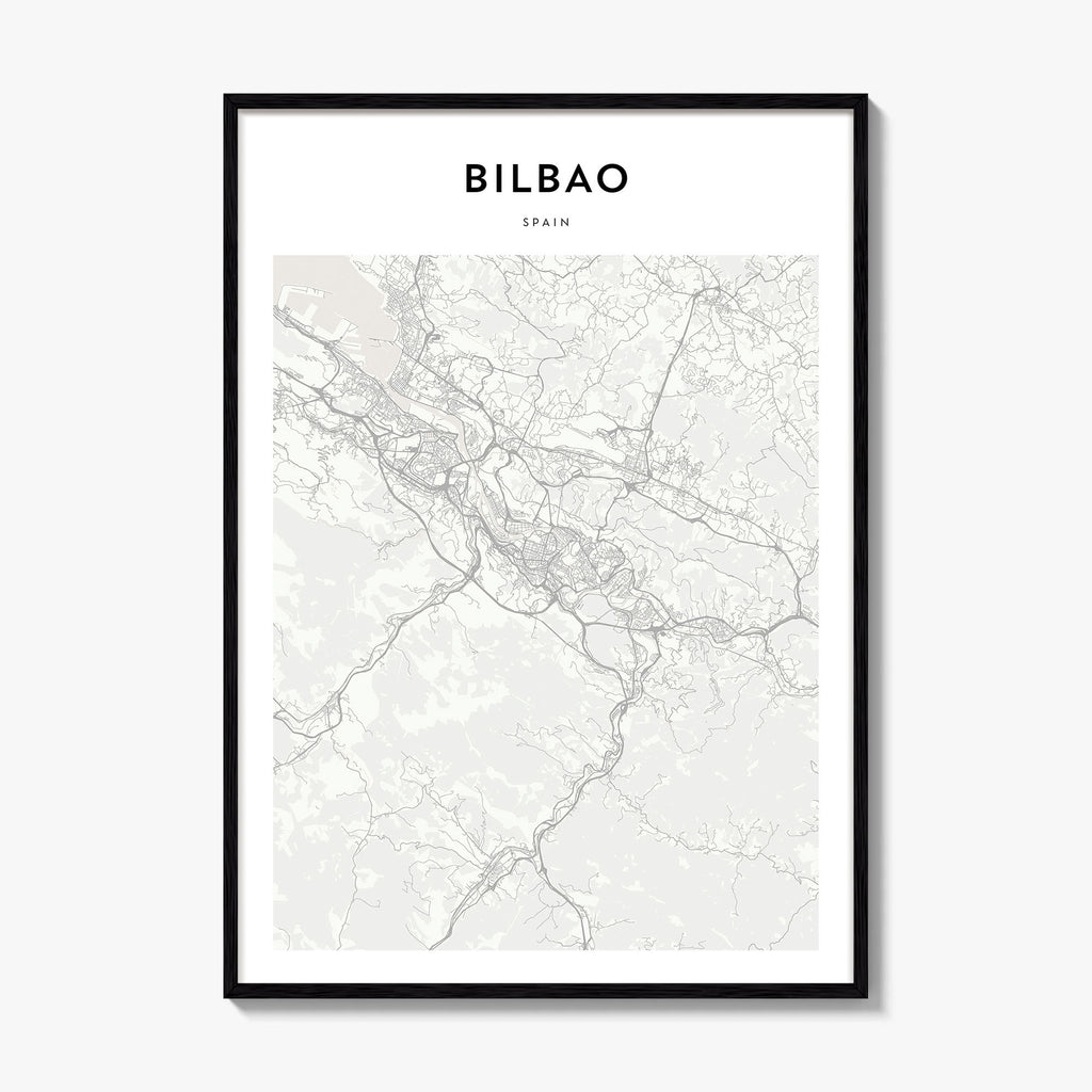 Bilbao Map Poster
