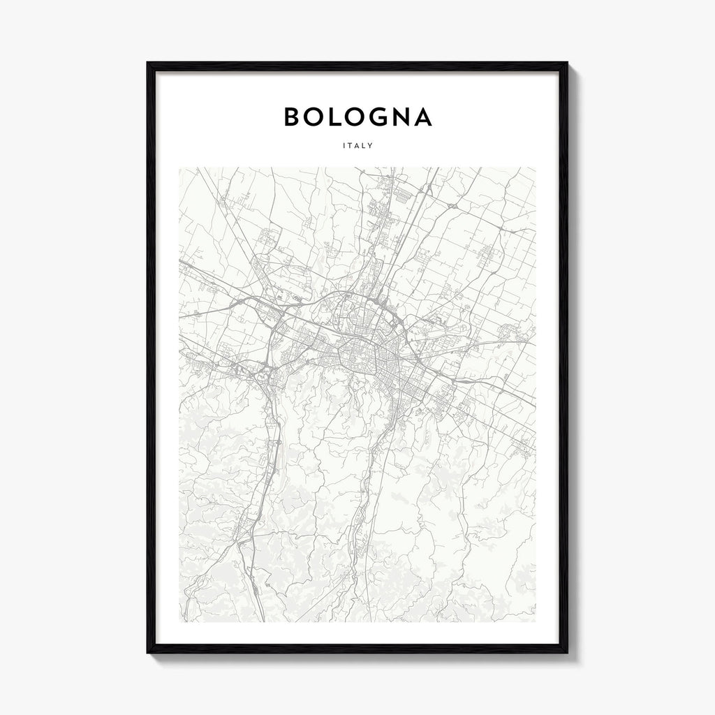 Bologna Map Poster