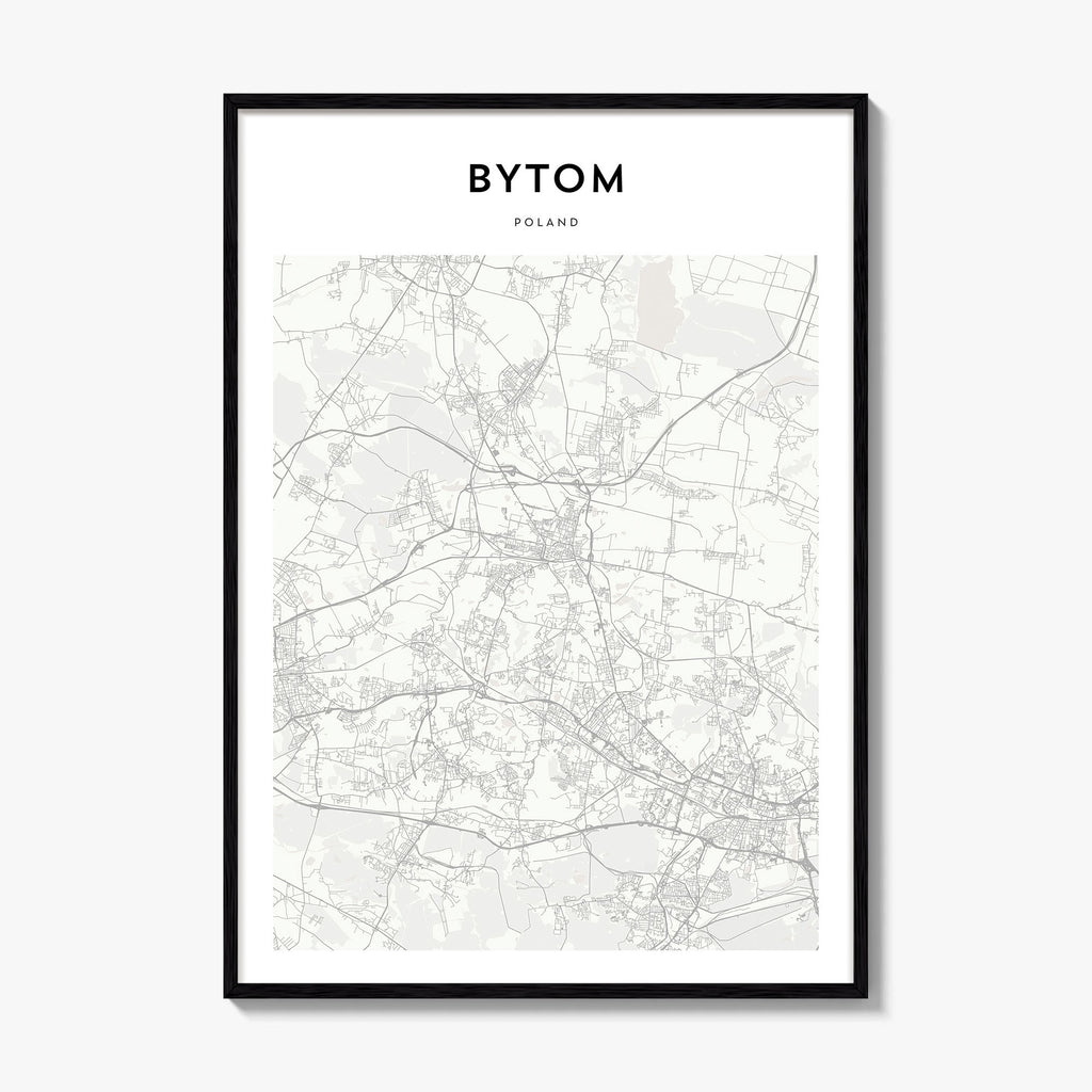 Bytom Map Poster