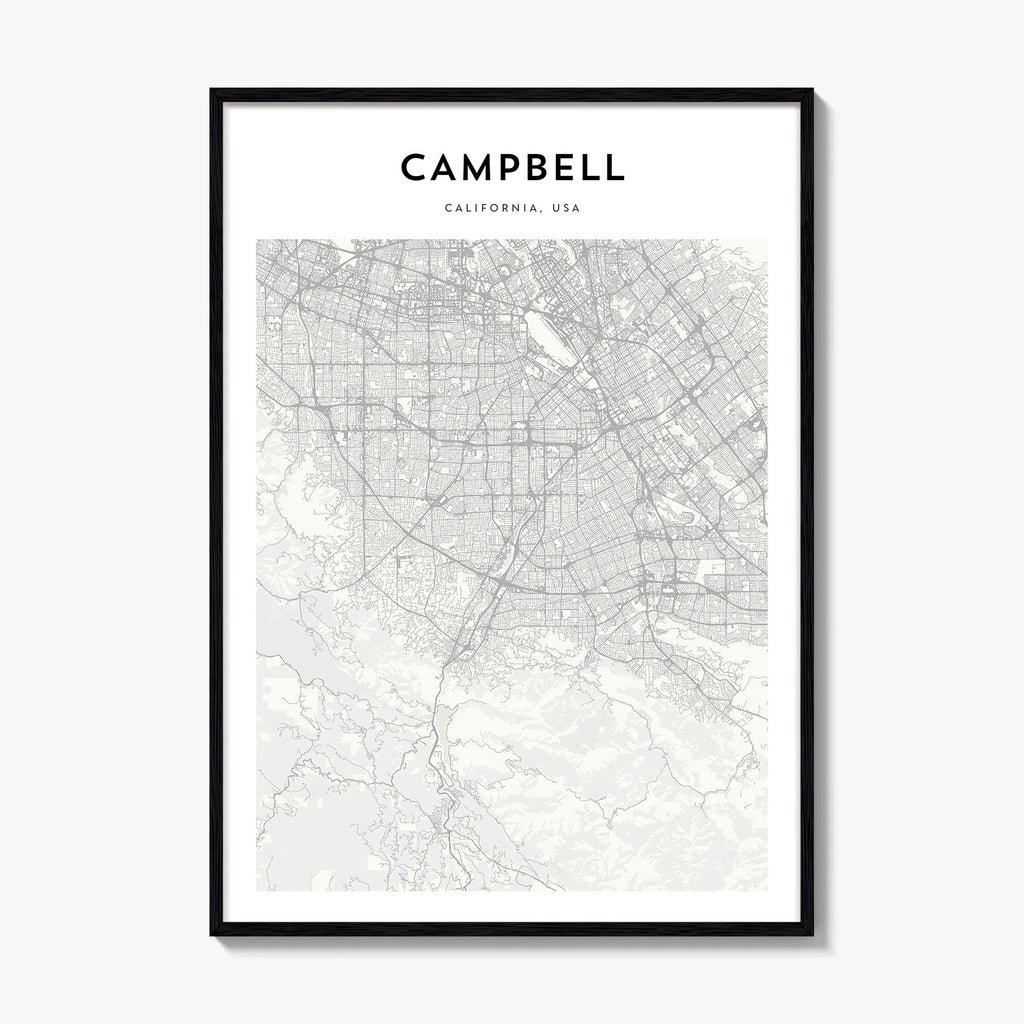 Campbell Map Poster