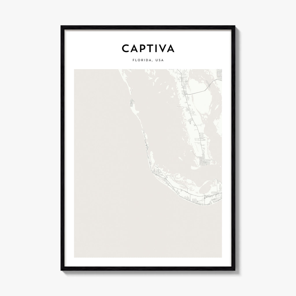 Captiva Map Poster