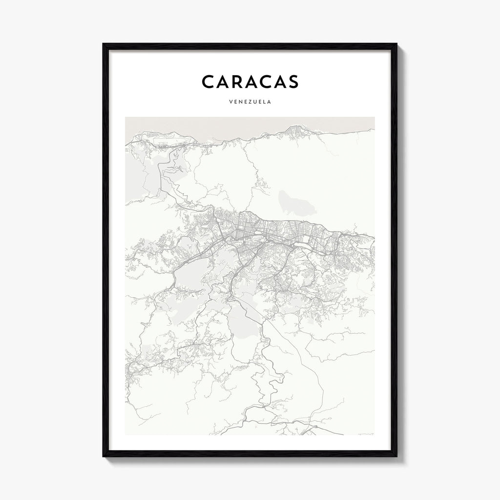 Caracas Map Poster