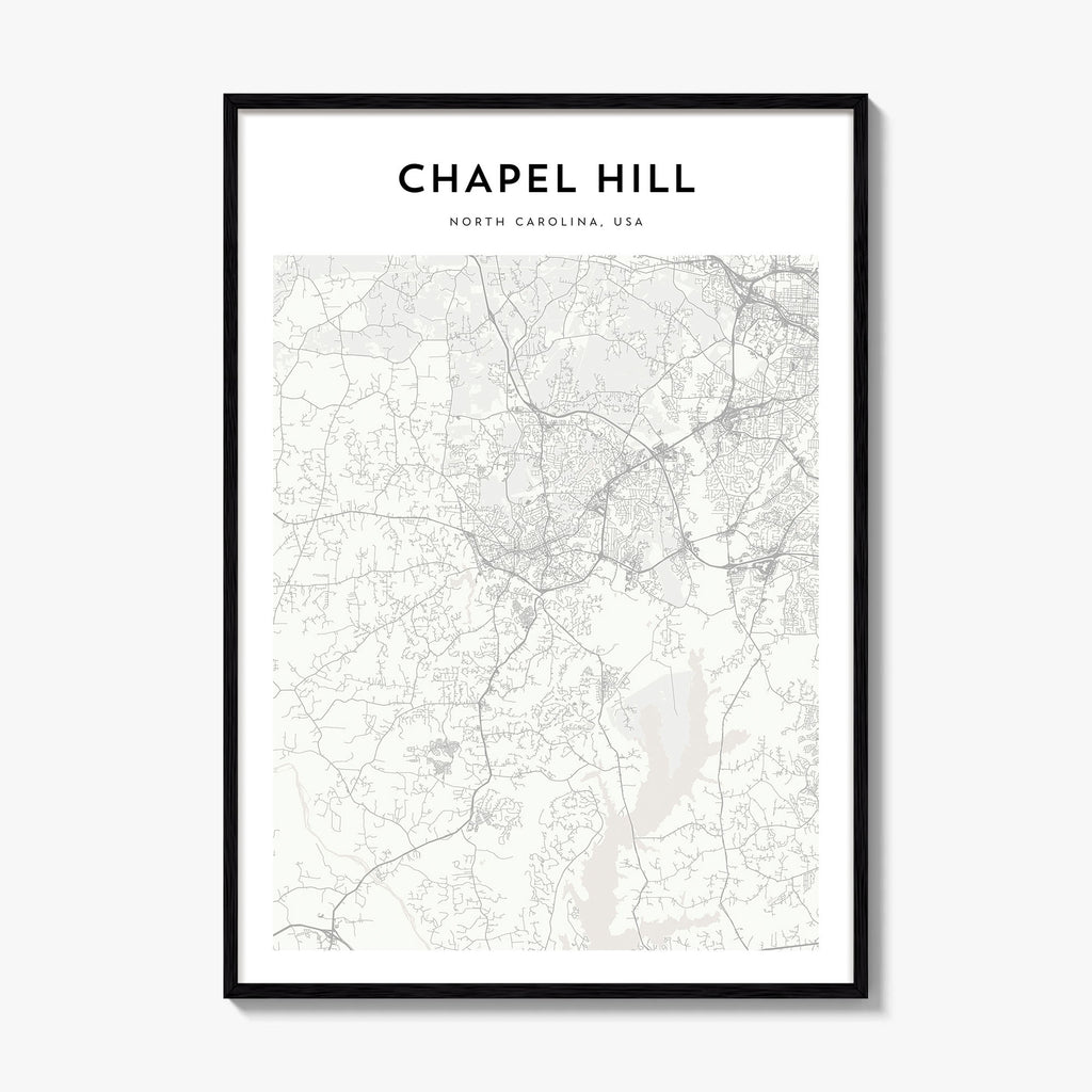 Chapel Hill Map Poster
