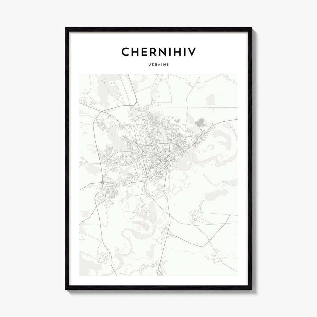 Chernihiv Map Poster