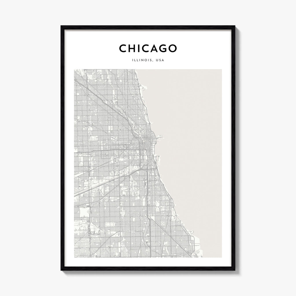 Chicago Map Poster