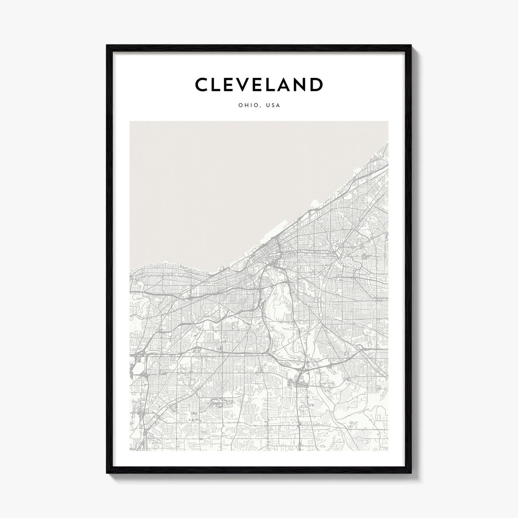 Cleveland Map Poster