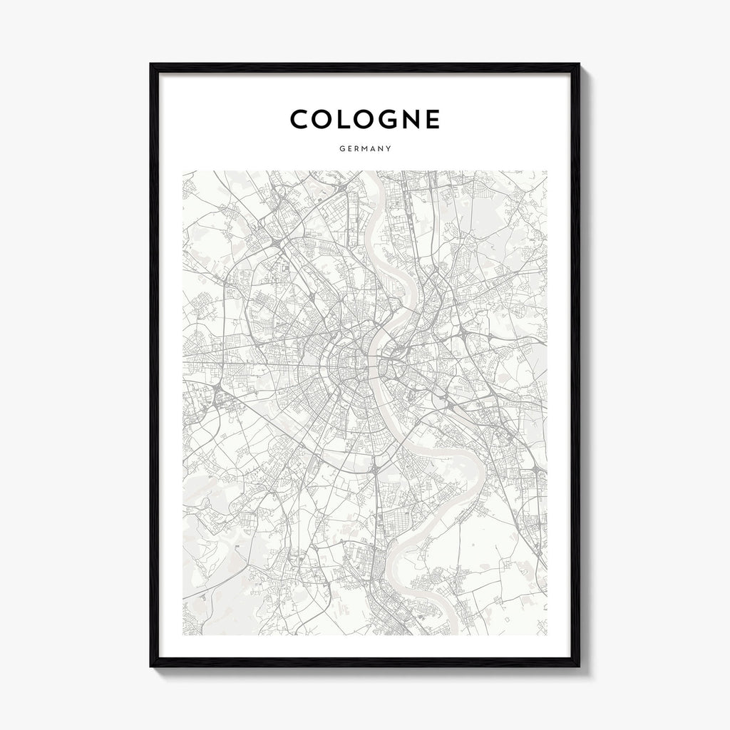 Cologne Map Poster