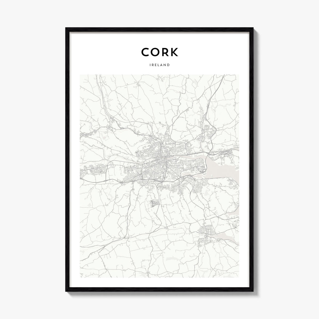 Cork Map Poster