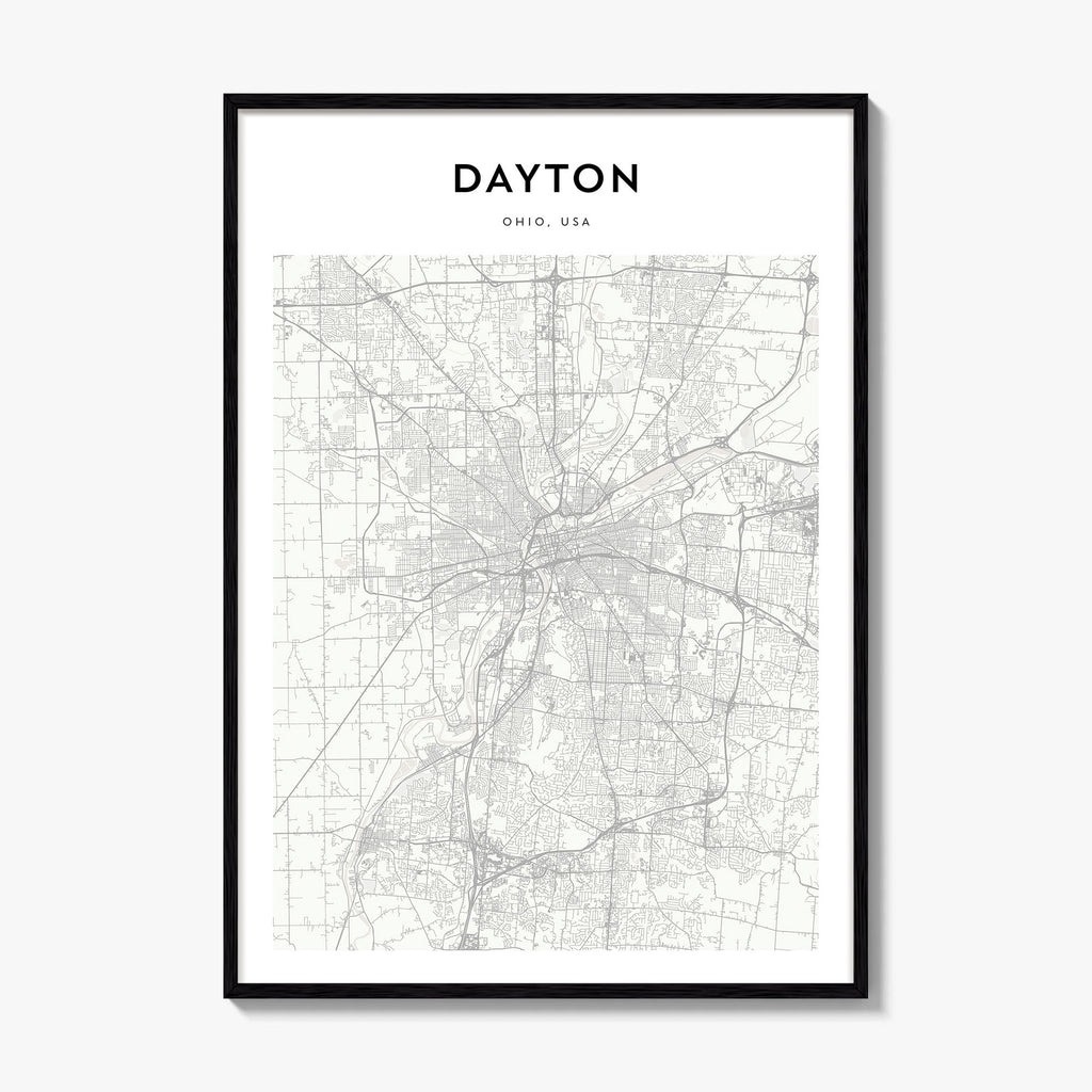 Dayton Map Poster