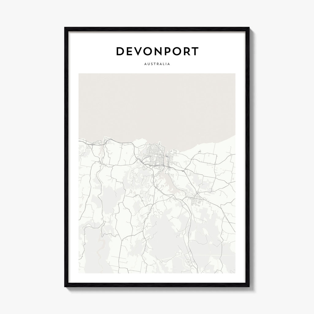 Devonport Map Poster