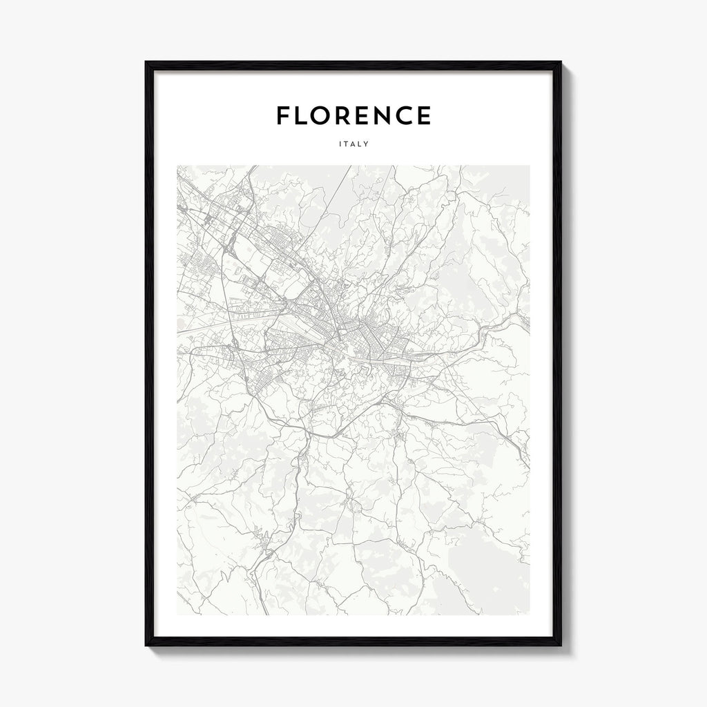 Florence Map Poster