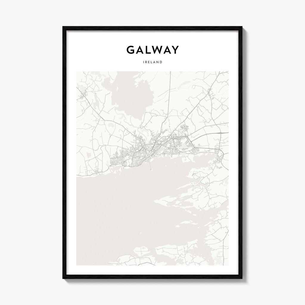 Galway Map Poster