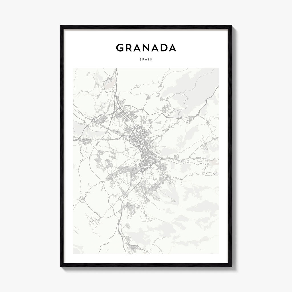 Granada Map Poster