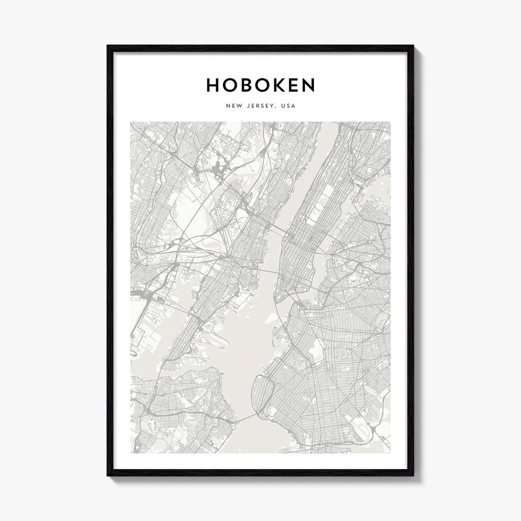 Hoboken Map Poster