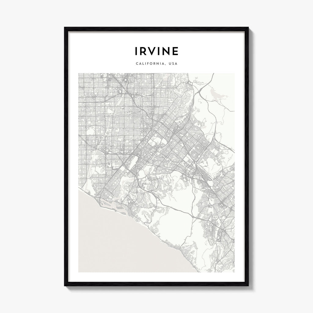 Irvine Map Poster