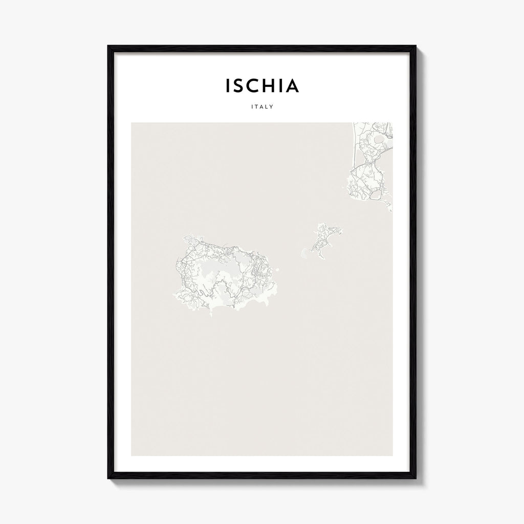 Ischia Map Poster