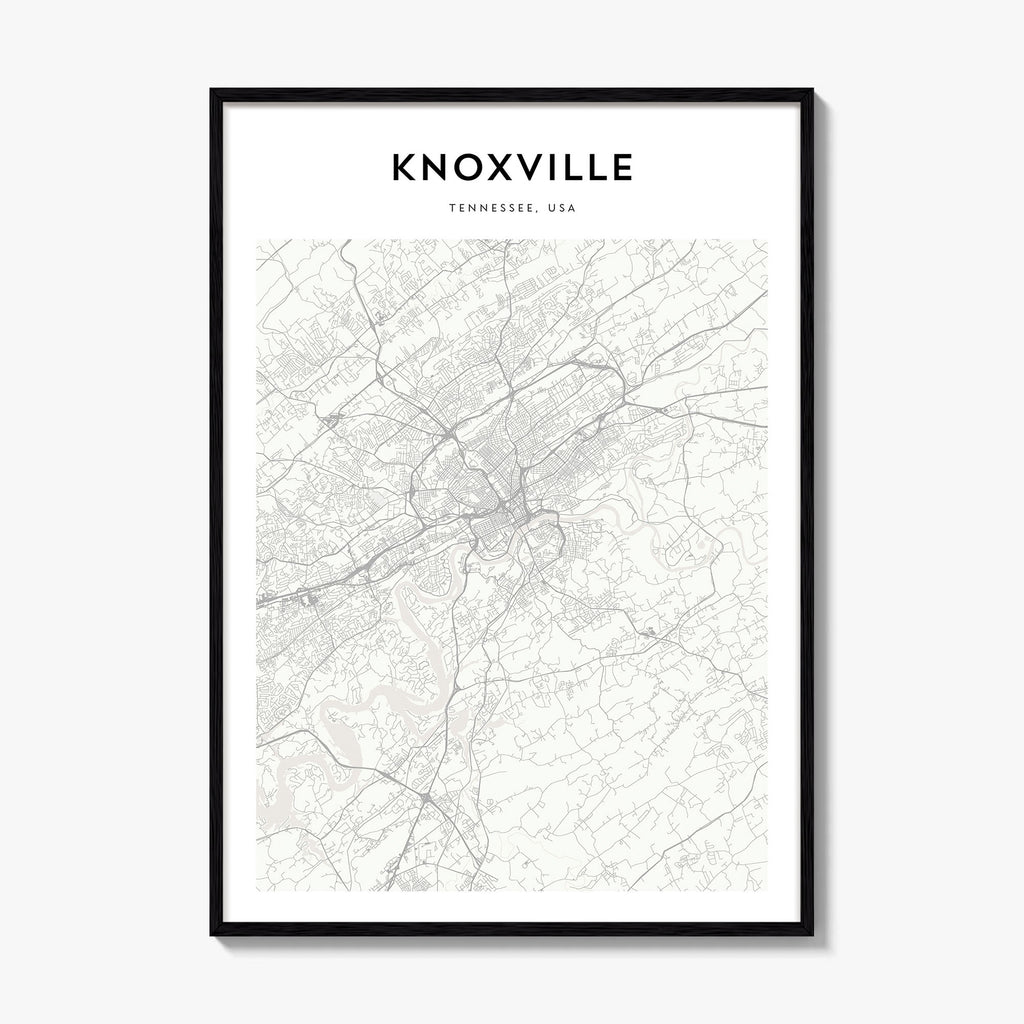 Knoxville Map Poster