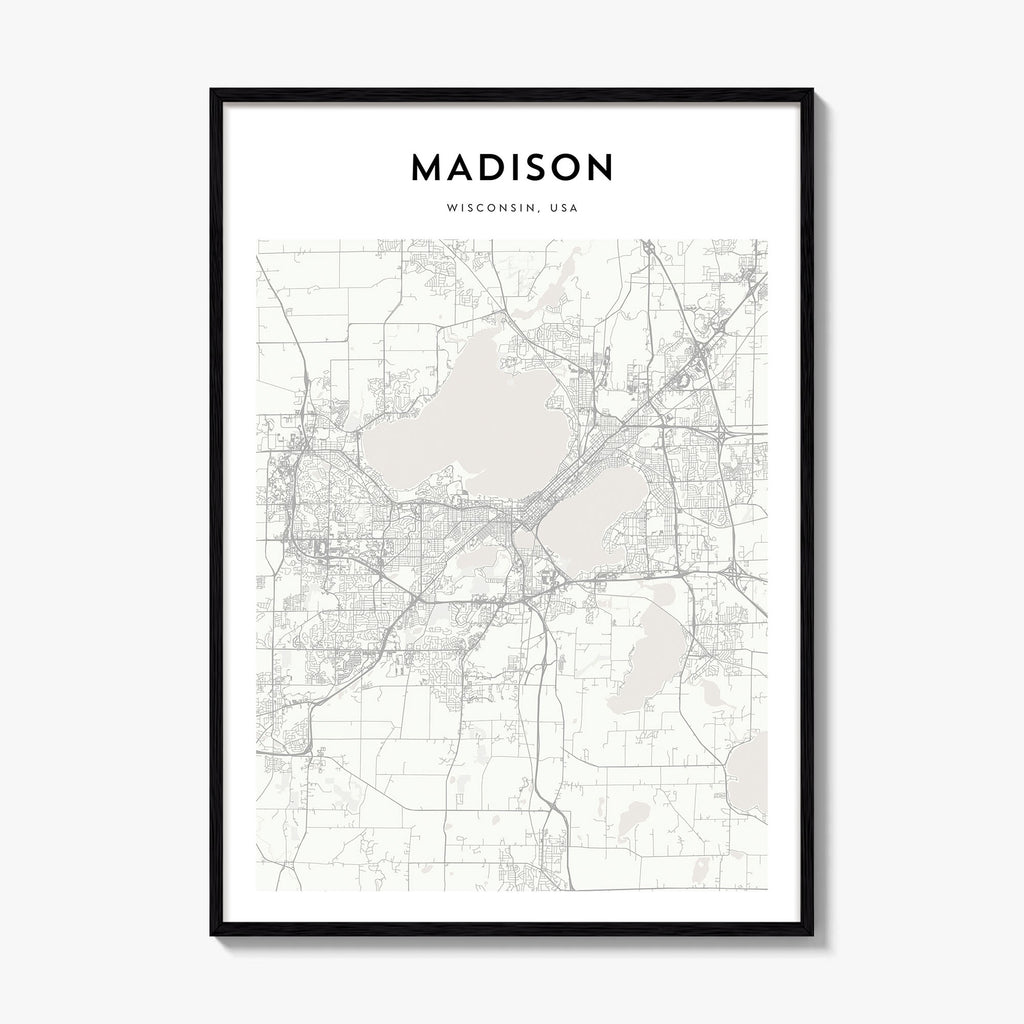 Madison Map Poster