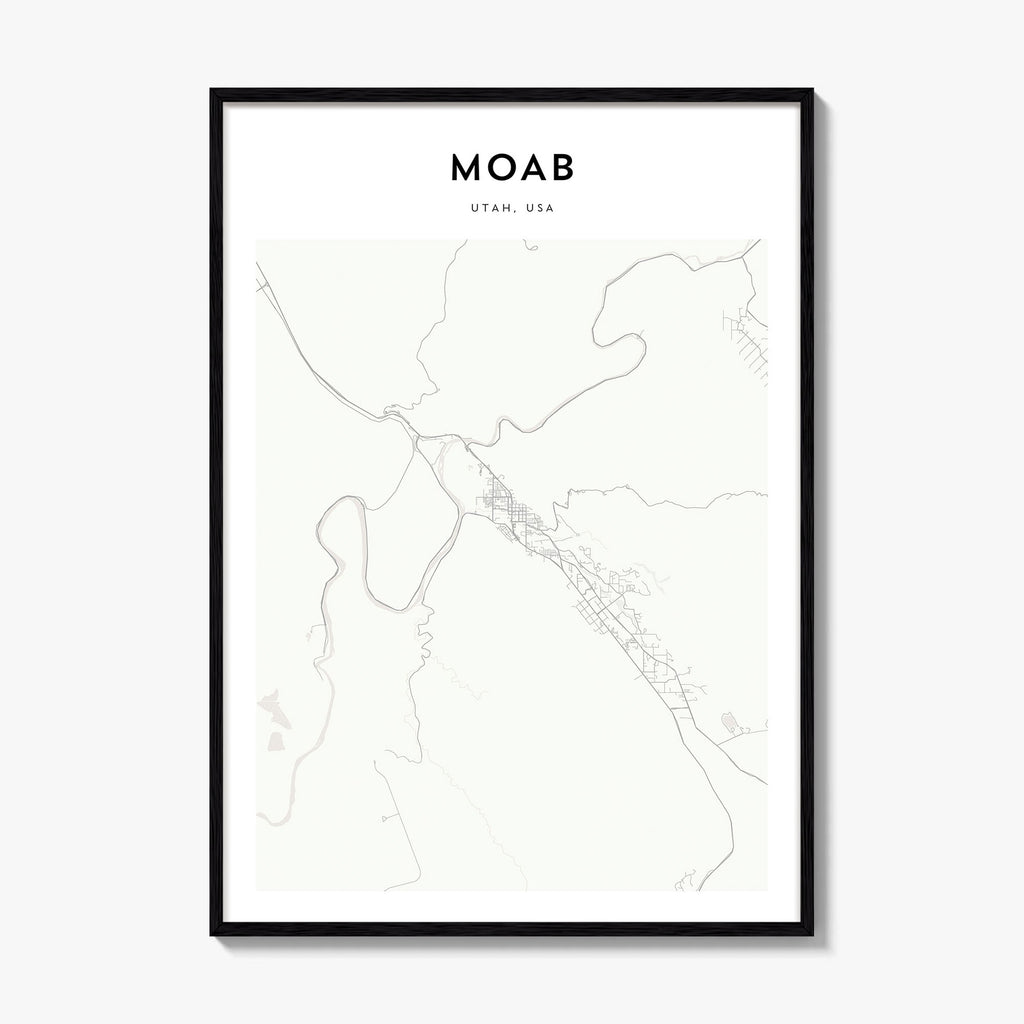Moab Map Poster
