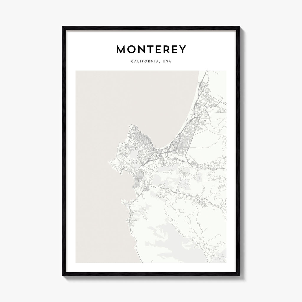 Monterey Map Poster