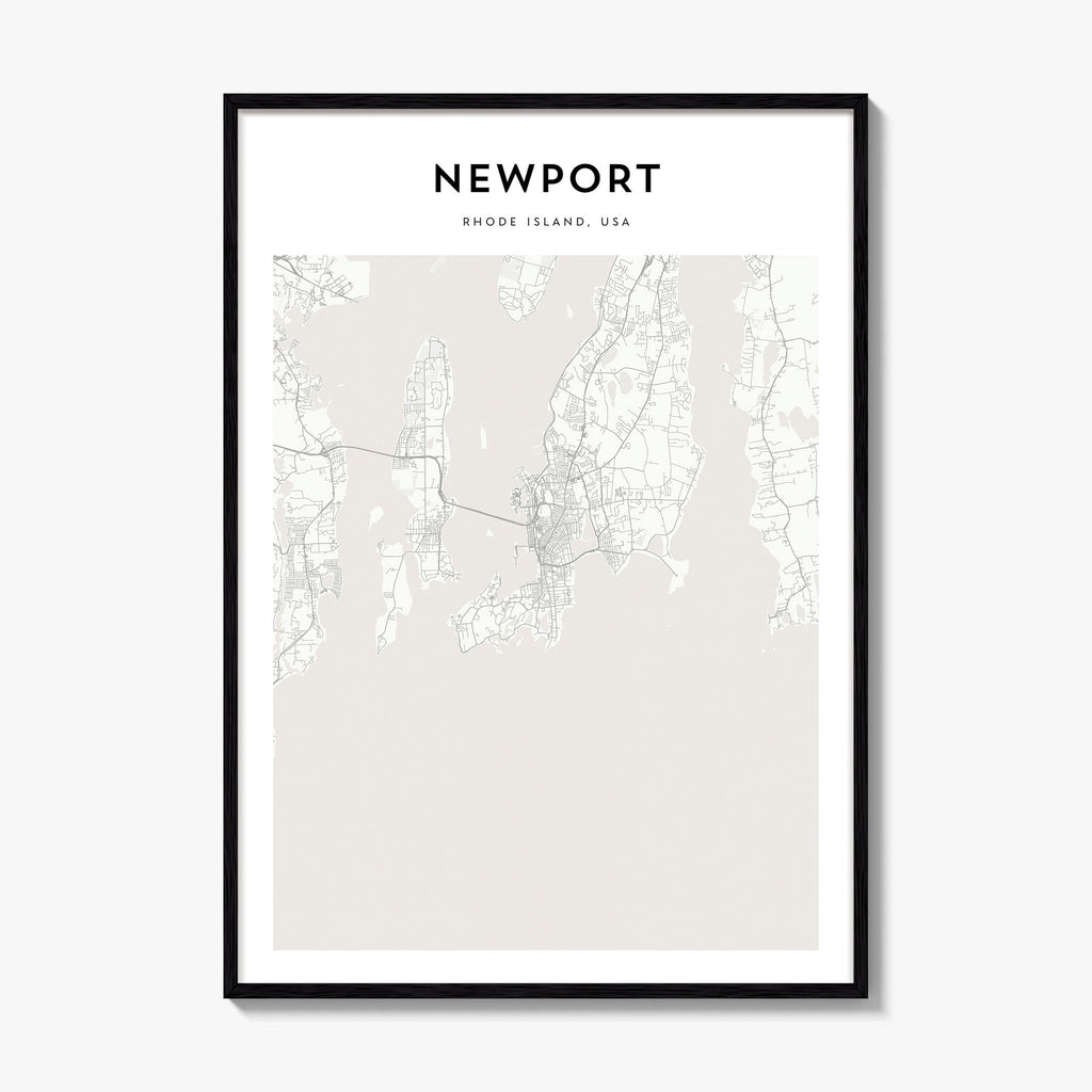Newport Map Poster