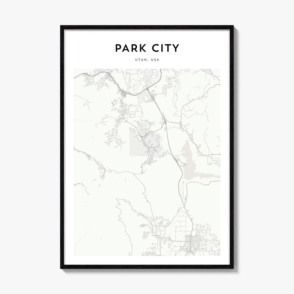 Park City Map Poster