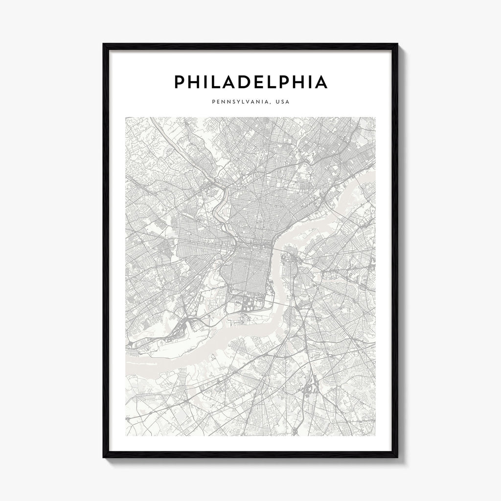 Philadelphia Map Poster
