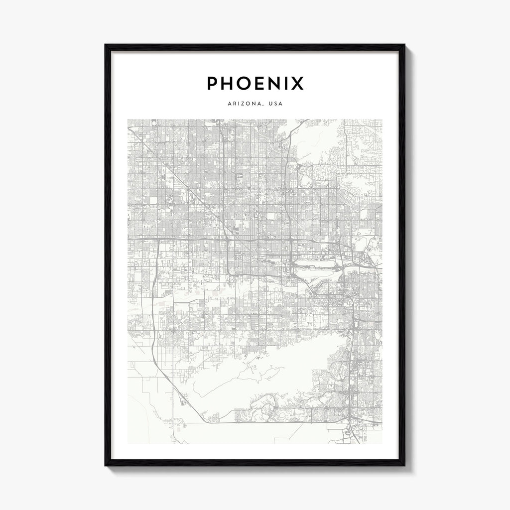 Phoenix Map Poster