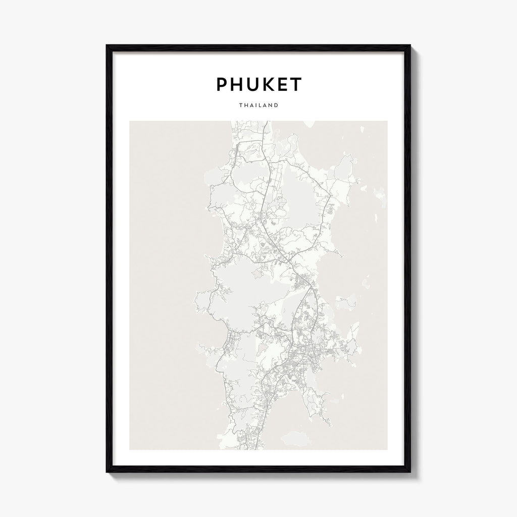Phuket Map Poster