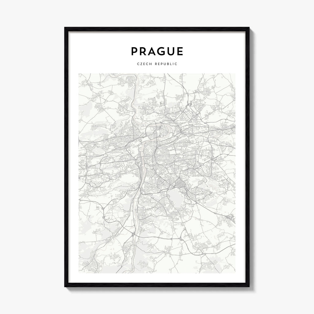 Prague Map Poster