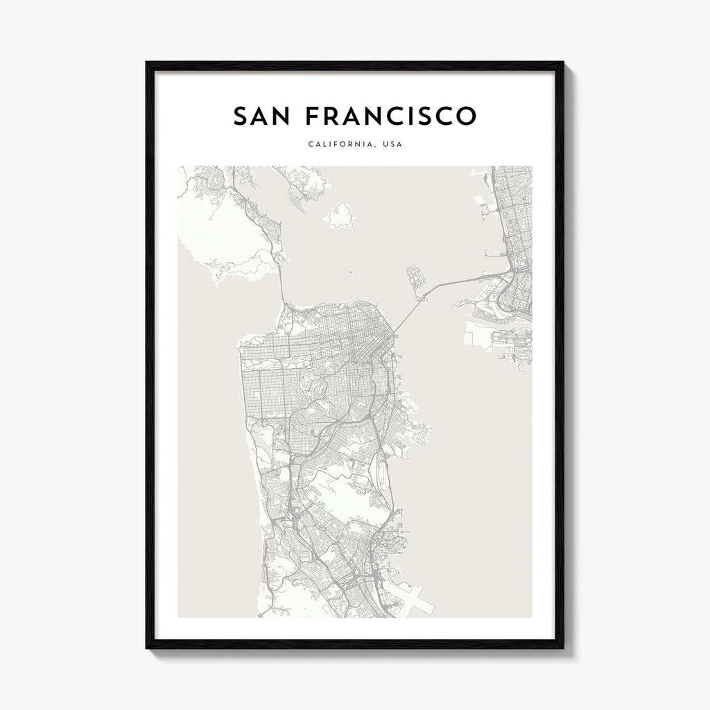 San Francisco Map Poster