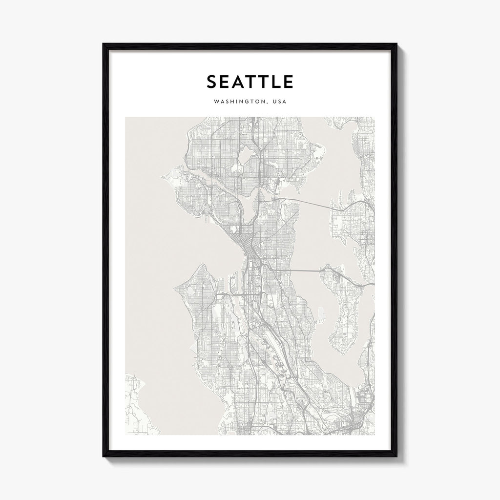 Seattle Map Poster