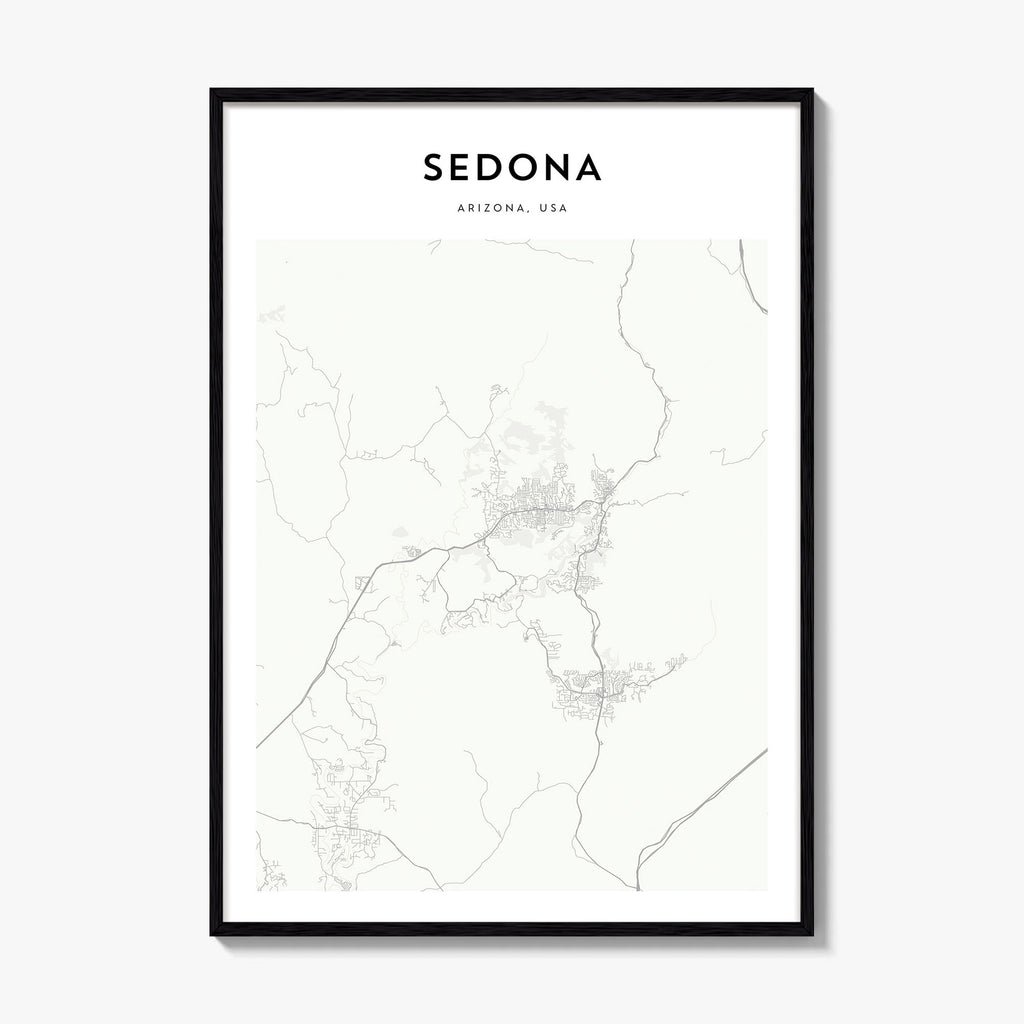 Sedona Map Poster