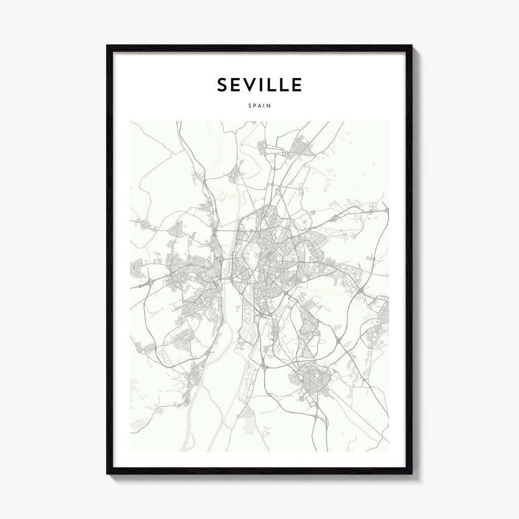 Seville Map Poster
