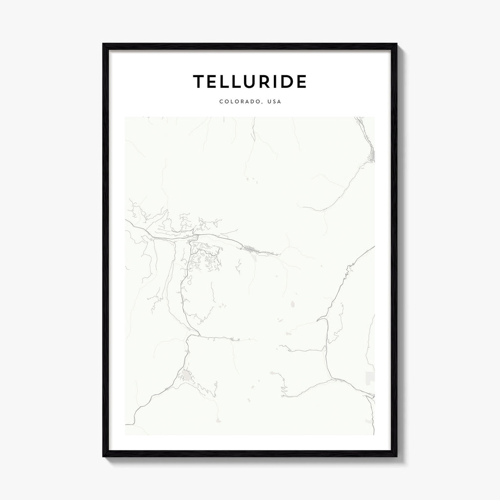 Telluride Map Poster
