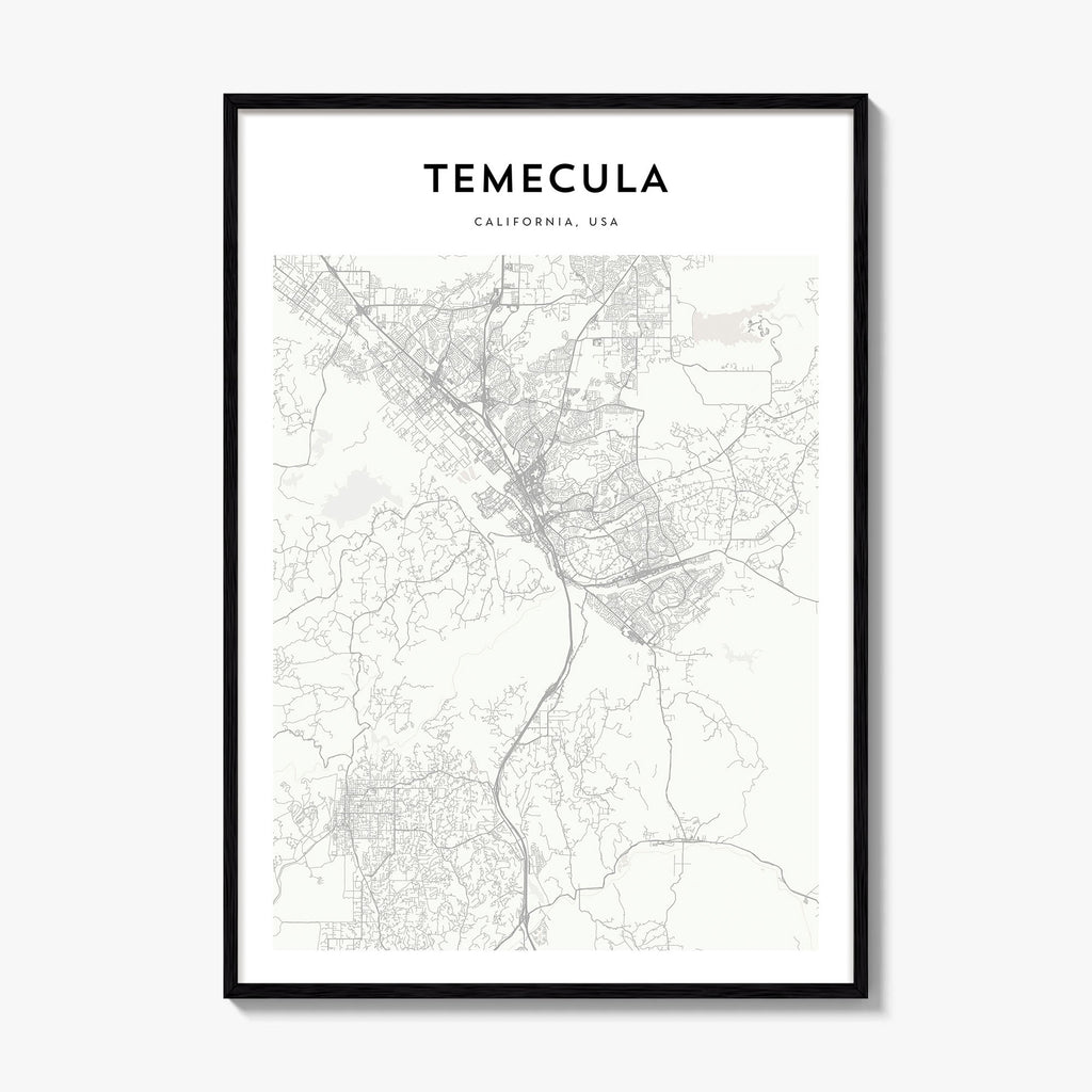 Temecula Map Poster