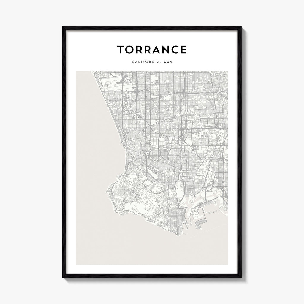 Torrance Map Poster