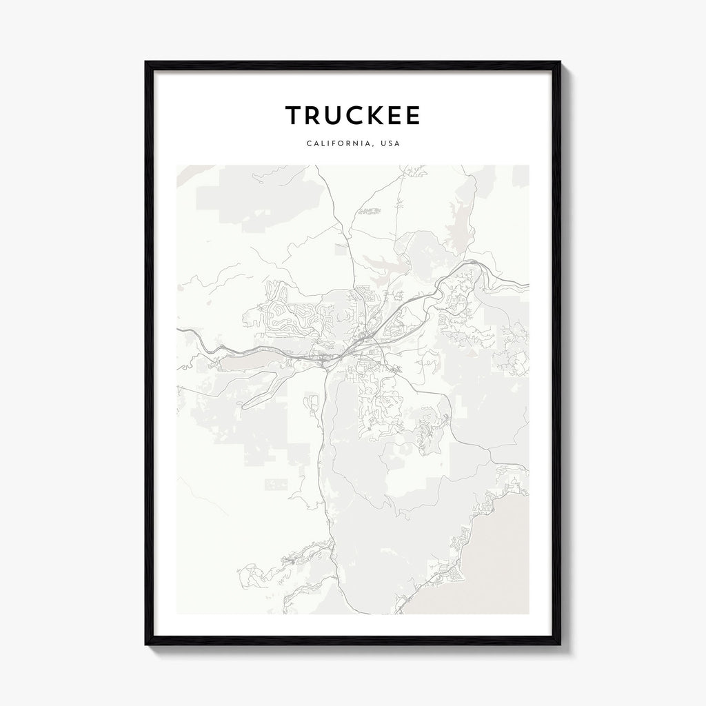 Truckee Map Poster