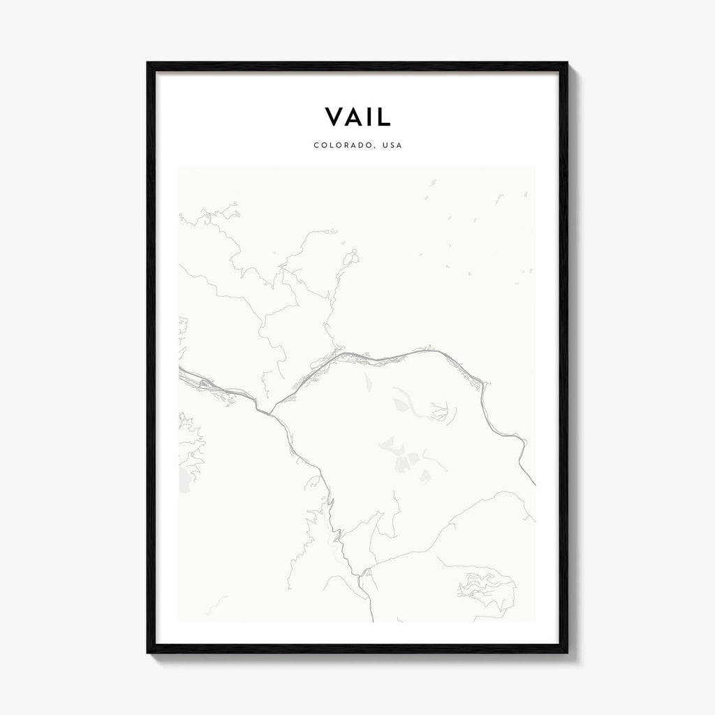 Vail Map Poster