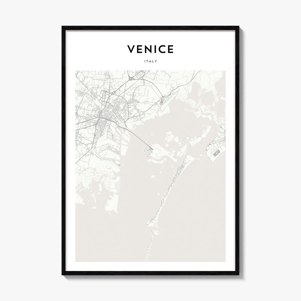 Venice Map Poster