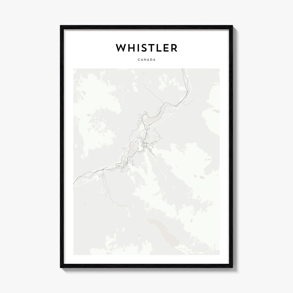 Whistler Map Poster