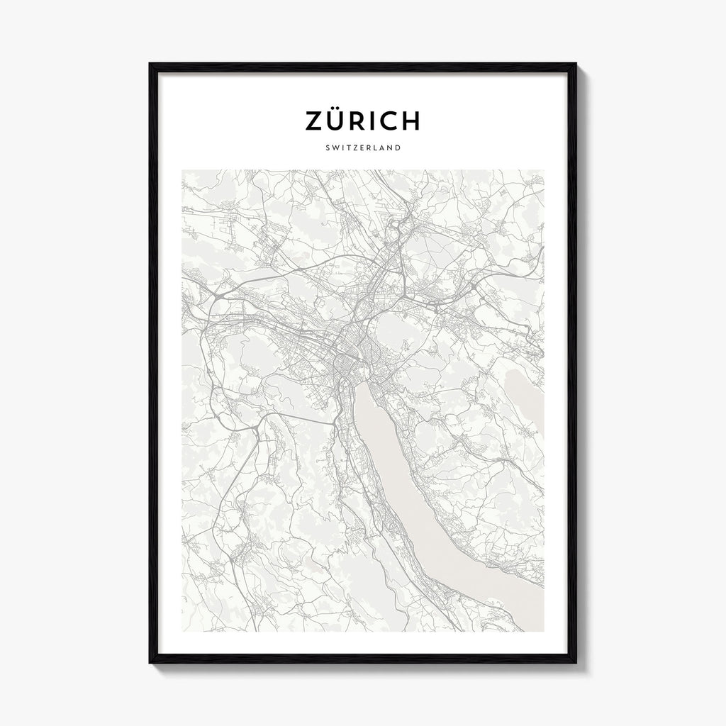 Zurich Map Poster